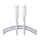 Kabel JoyRoom Multi-Color Series S-A34 USB-C / USB-C PD 60W 1m - biały